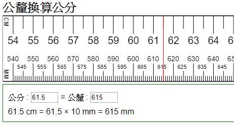 45釐米是幾公分|釐米 轉換